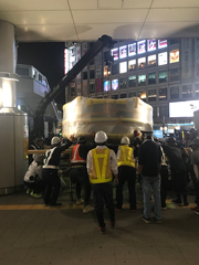 小田原駅巨大提灯修復プロジェクト