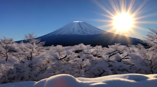 謹賀新年 富士山